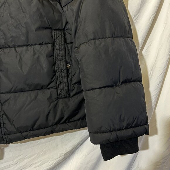 Men's Black Puffer Jacket, Size Medium by Andrew Marc - Picture 2 of 5